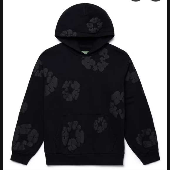 Denim Tears Mono Cotton Wreath Sweatshirt Black- L